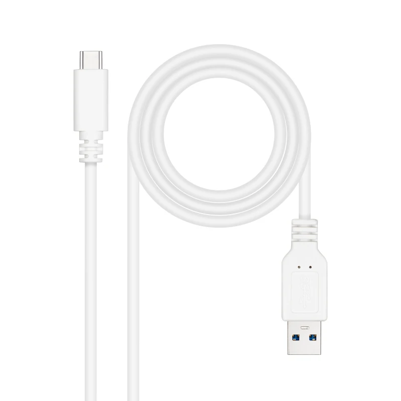 Nanocable Cable USB 3 1 Gen2 USB CA 1 M Blanco